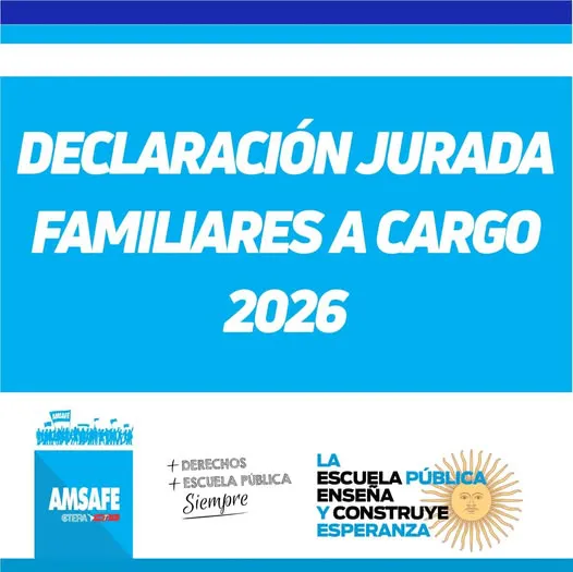 DECLARACION JURADA FAMILIARES A CARGO