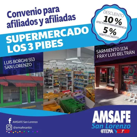 Nuevo convenio beneficios para afiliadas y afiliados