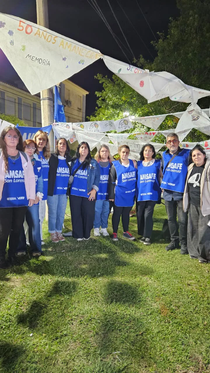 AMSAFE SAN LORENZO PRESENTE EN VIGILIA