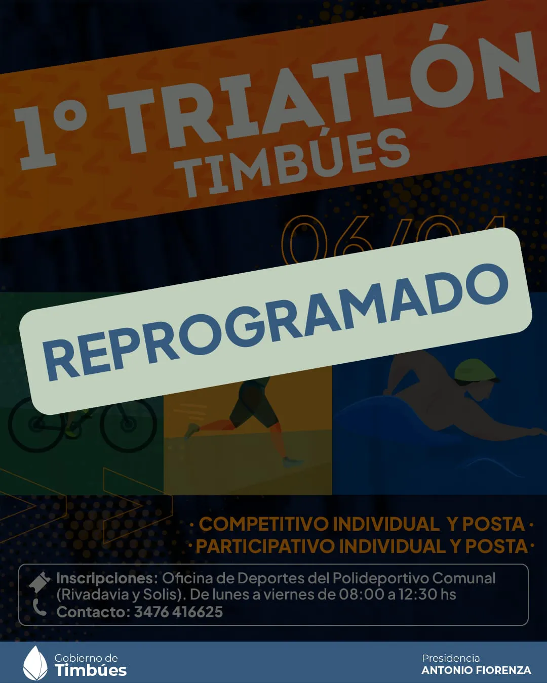 Triatlón reprogramado