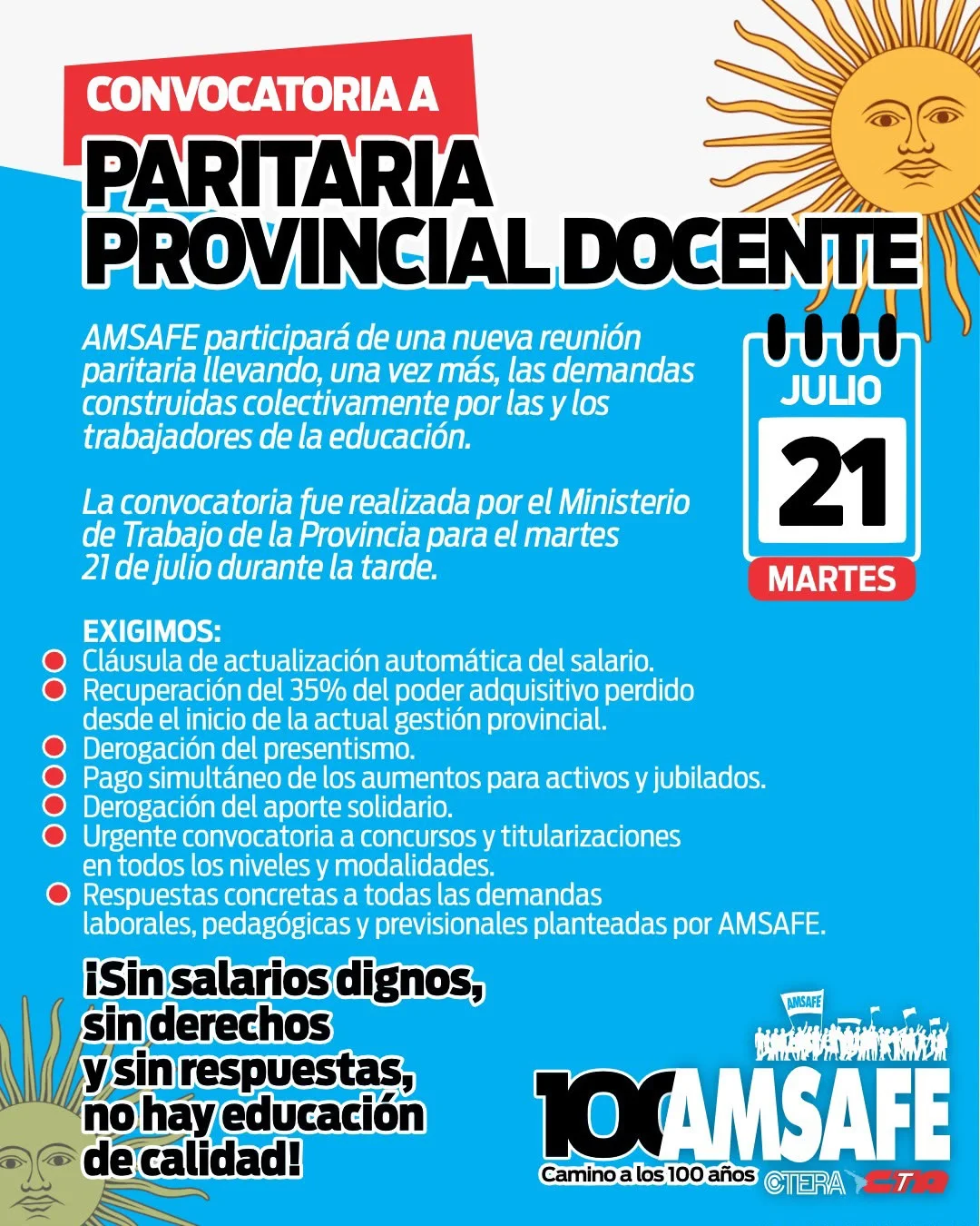 Paritaria hoy