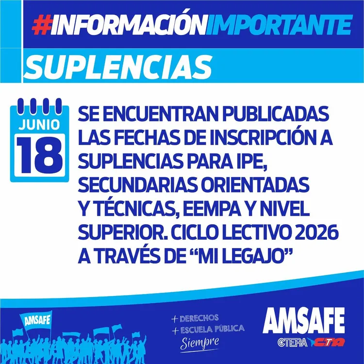 CRONOGRAMA DE INSCRIPCIONES