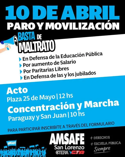 Paro y movilización