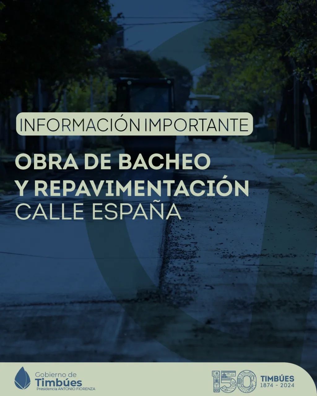 Bacheo calle España