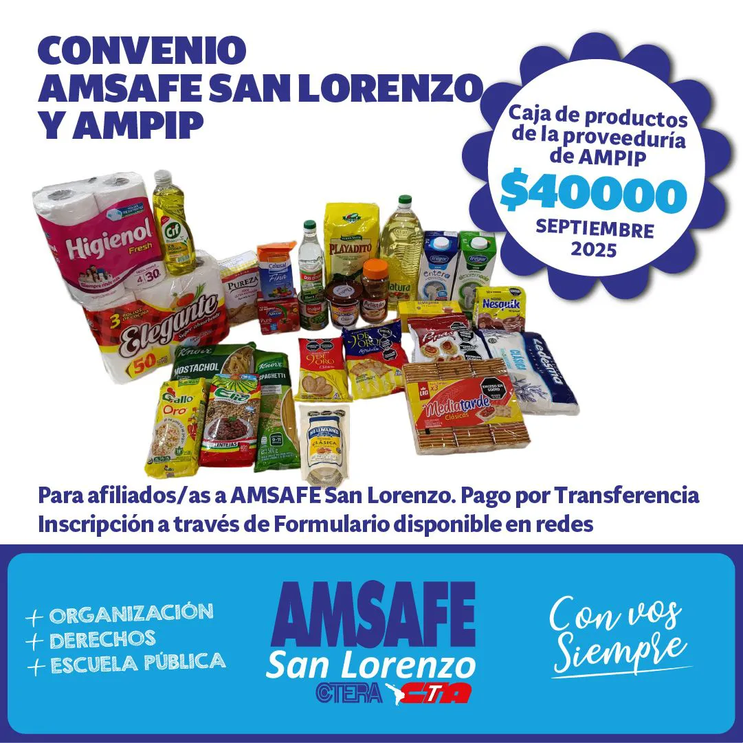 CAJA DE PRODUCTOS CONVENIO