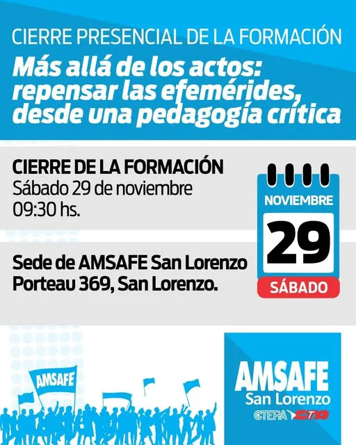 Jornada cierre de formación