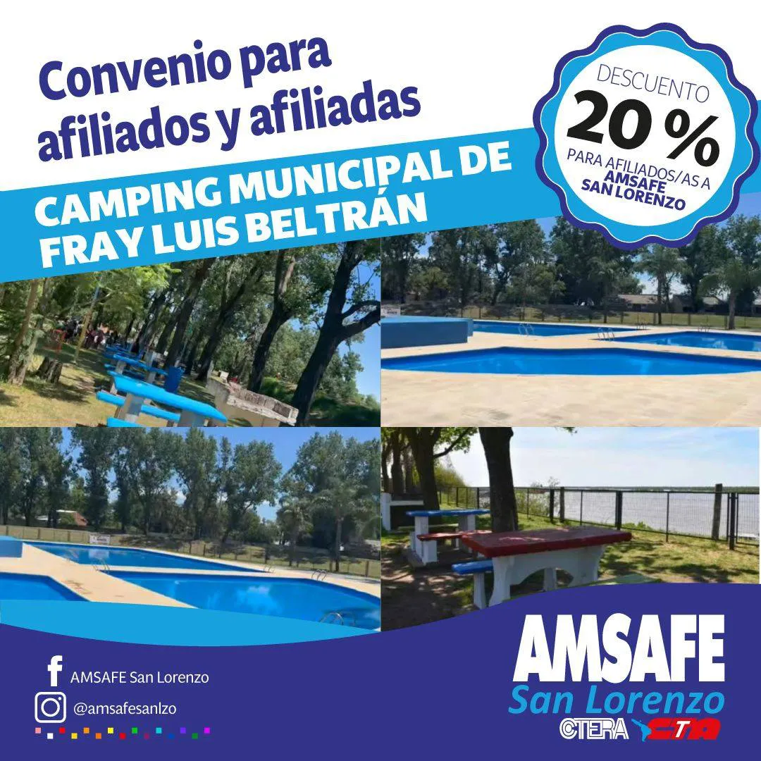 CAMPING FRAY LUIS BELTRAN CONVENIO