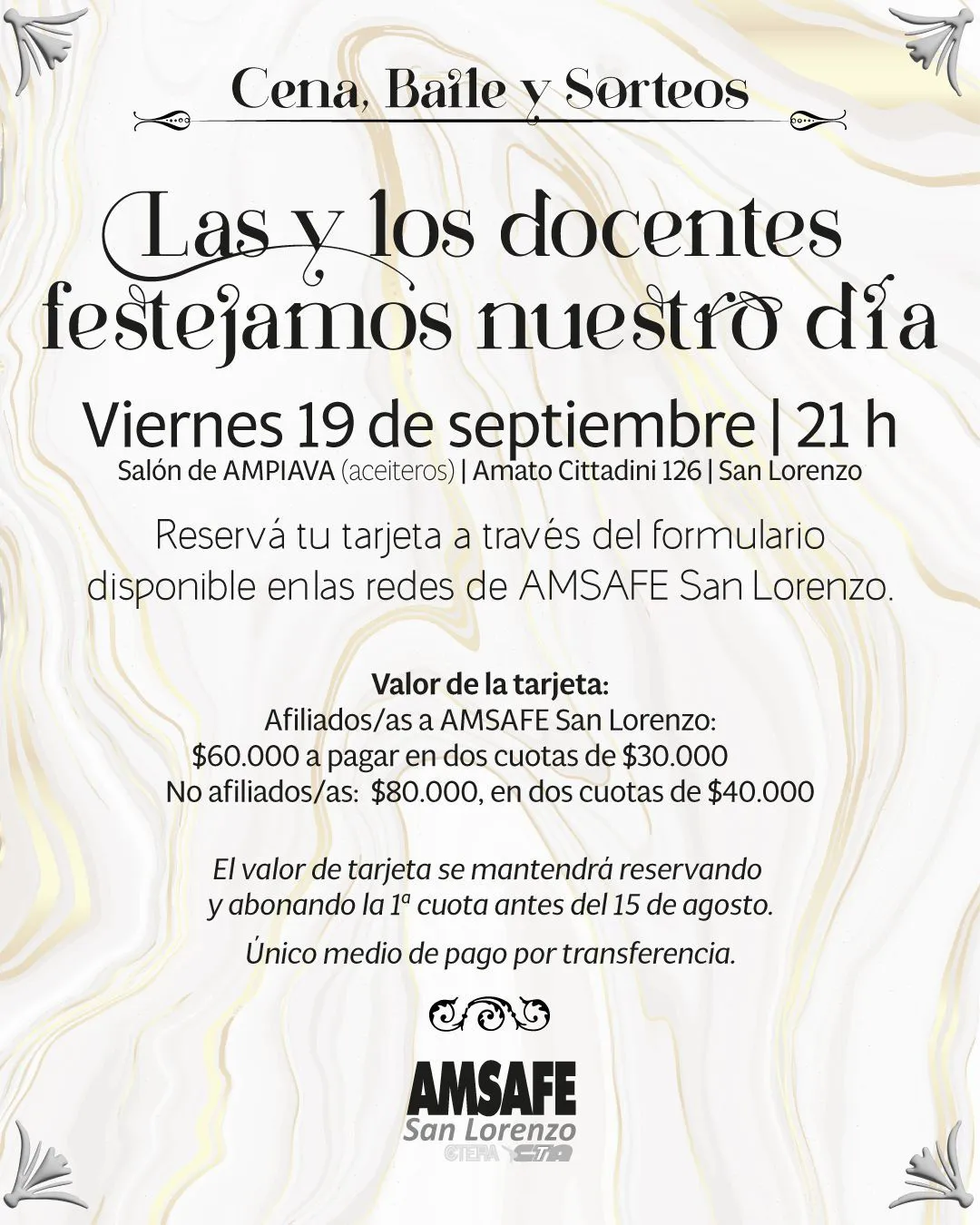 FIESTA DOCENTES