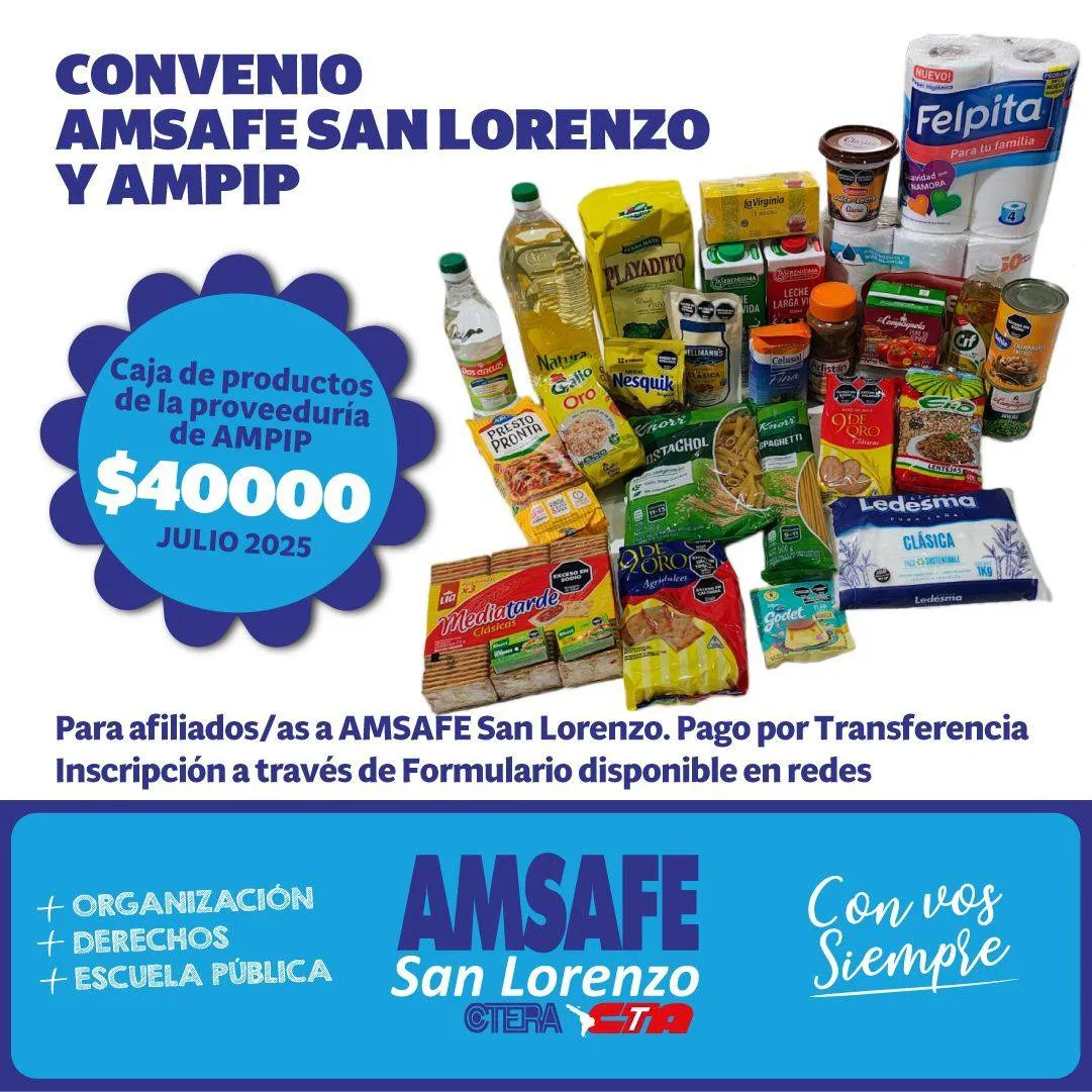 CONVENIO DE AMSAFE SAN LORENZO - AMPIP