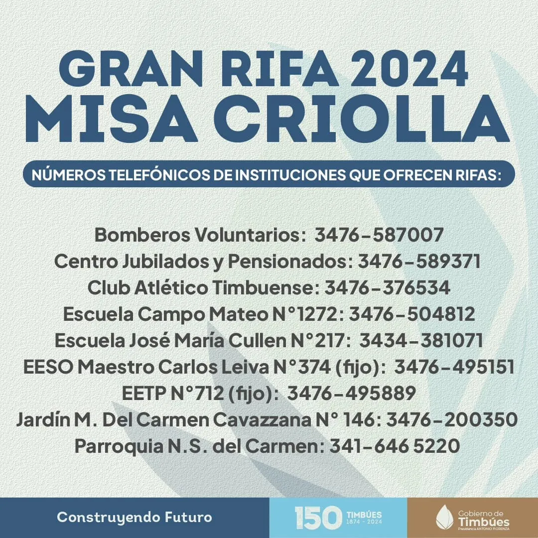 Gran Rifa Misa Criolla II